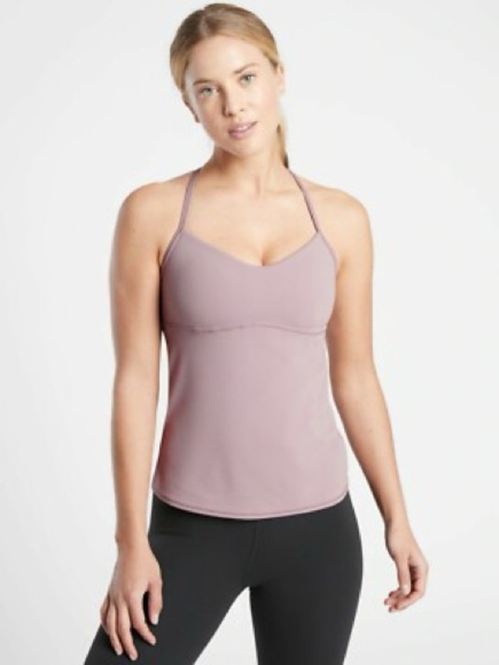 Athleta Lavender Halter-Back Performance Camisole